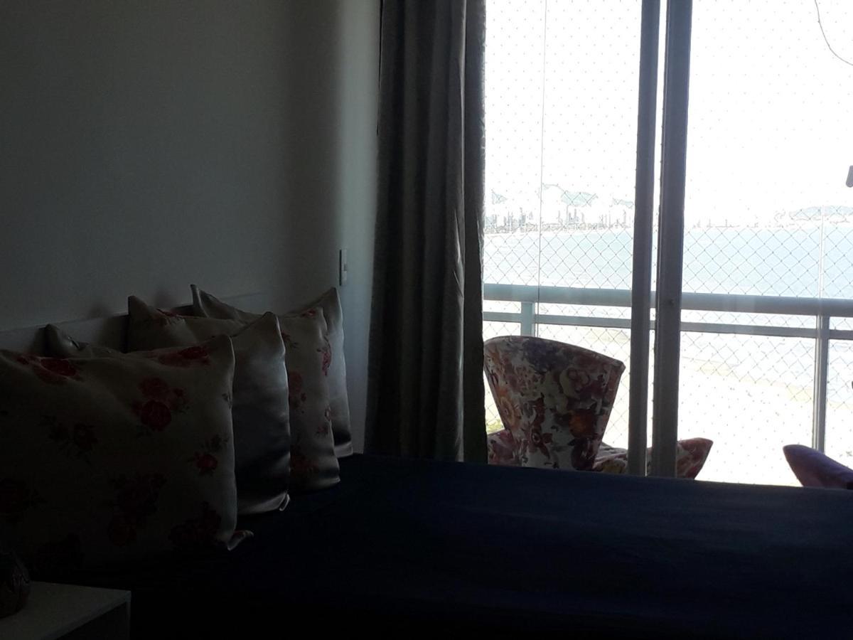 Maravilhoso Apto Vista Mar Jacuzzi Wi Fi Pe Areia ซันโตส ภายนอก รูปภาพ