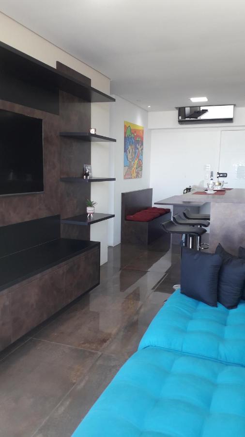 Maravilhoso Apto Vista Mar Jacuzzi Wi Fi Pe Areia ซันโตส ภายนอก รูปภาพ