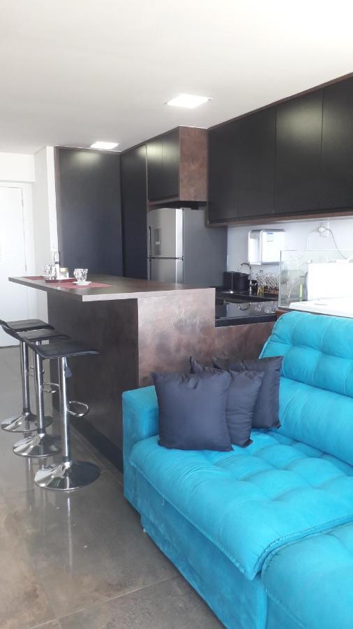 Maravilhoso Apto Vista Mar Jacuzzi Wi Fi Pe Areia ซันโตส ภายนอก รูปภาพ