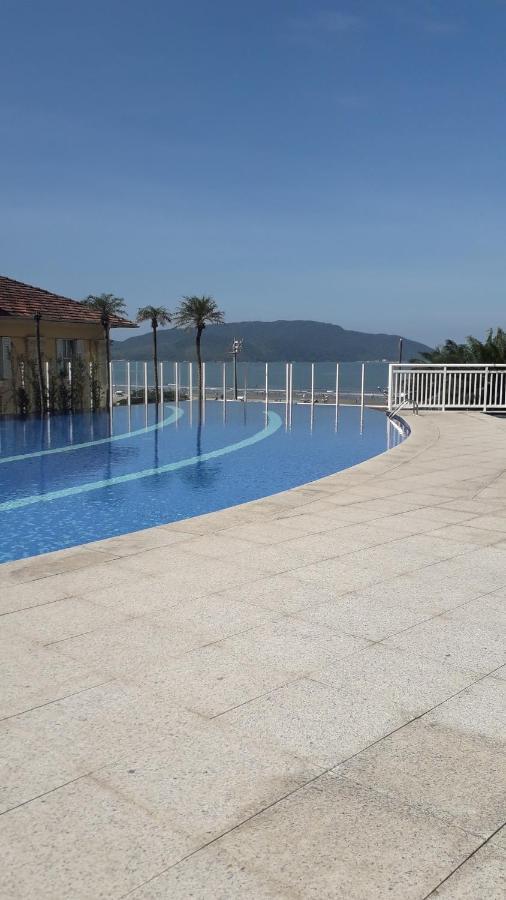 Maravilhoso Apto Vista Mar Jacuzzi Wi Fi Pe Areia ซันโตส ภายนอก รูปภาพ