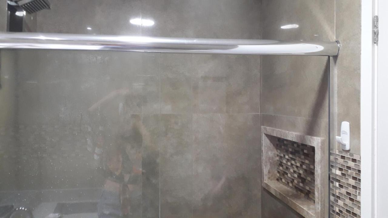 Maravilhoso Apto Vista Mar Jacuzzi Wi Fi Pe Areia ซันโตส ภายนอก รูปภาพ