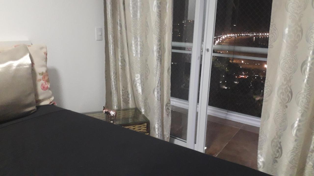 Maravilhoso Apto Vista Mar Jacuzzi Wi Fi Pe Areia ซันโตส ภายนอก รูปภาพ